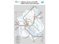 Mapa dos transportes de Zurique